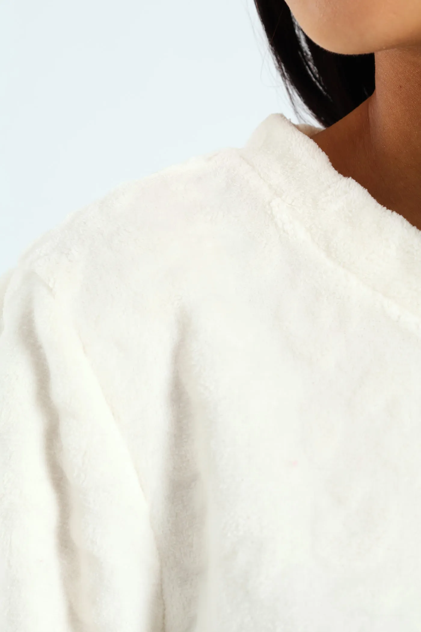 Long Sleeve & Cosy Flare Leg Sleep Set - Cream sold by Edgars product image thumbnail 2