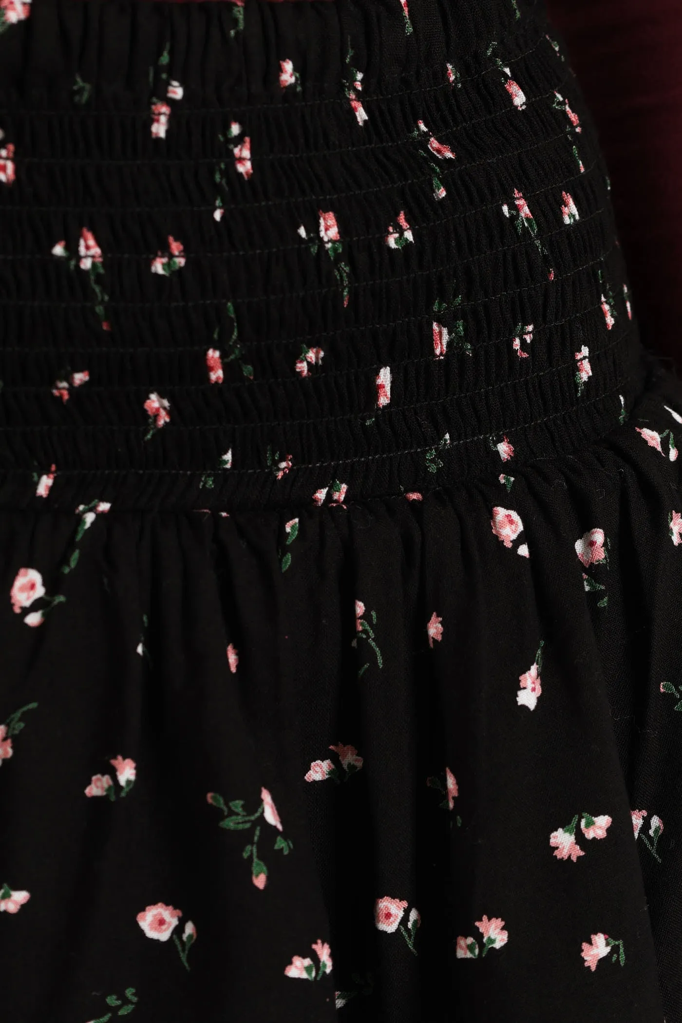 Rara Floral Smock Mini Skirt - Black sold by Edgars product image thumbnail 3