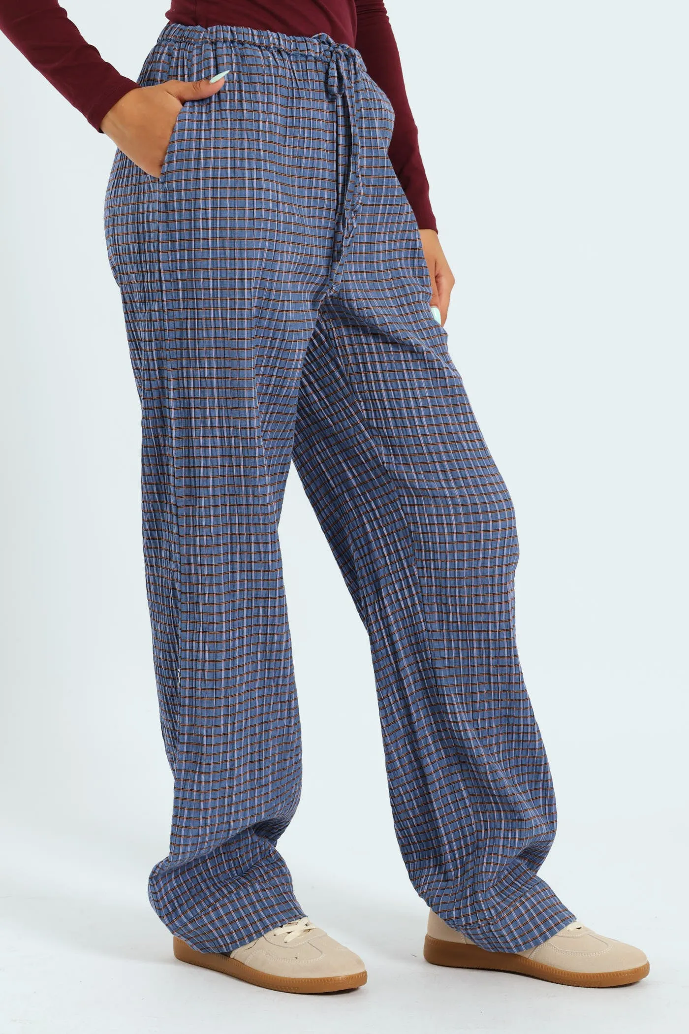 Relaxed Lounge Pants - Blue sold by Edgars product image thumbnail 4