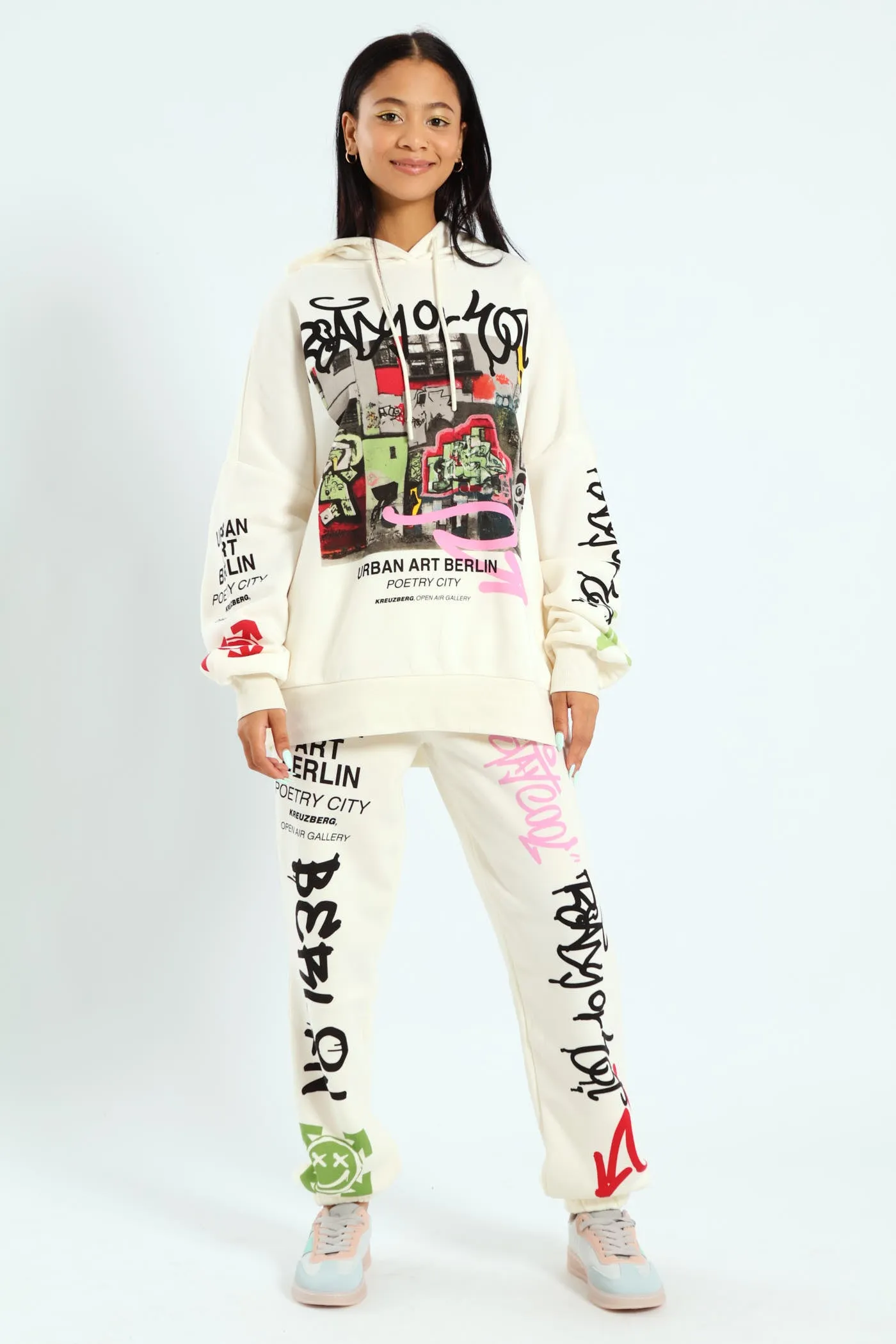 Graffiti Jogger - Cream sold by Edgars product image thumbnail 5