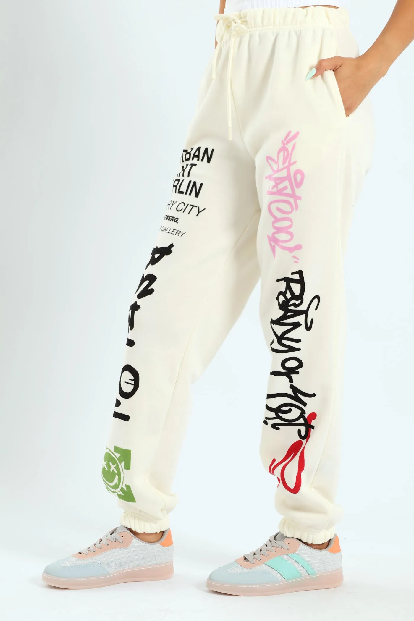 Graffiti Jogger - Cream sold by Edgars product image thumbnail 4