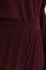 Straight Leg Brushed Rib Pants - Wine sold by Edgars