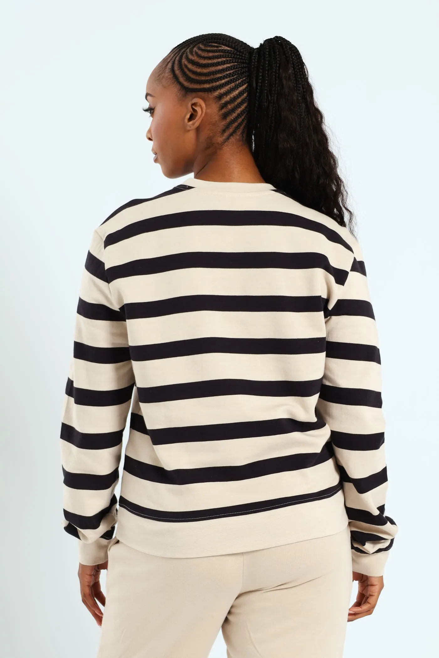 Mon Cheri Puff Stripe Pullover - Ivory sold by Edgars product image thumbnail 3