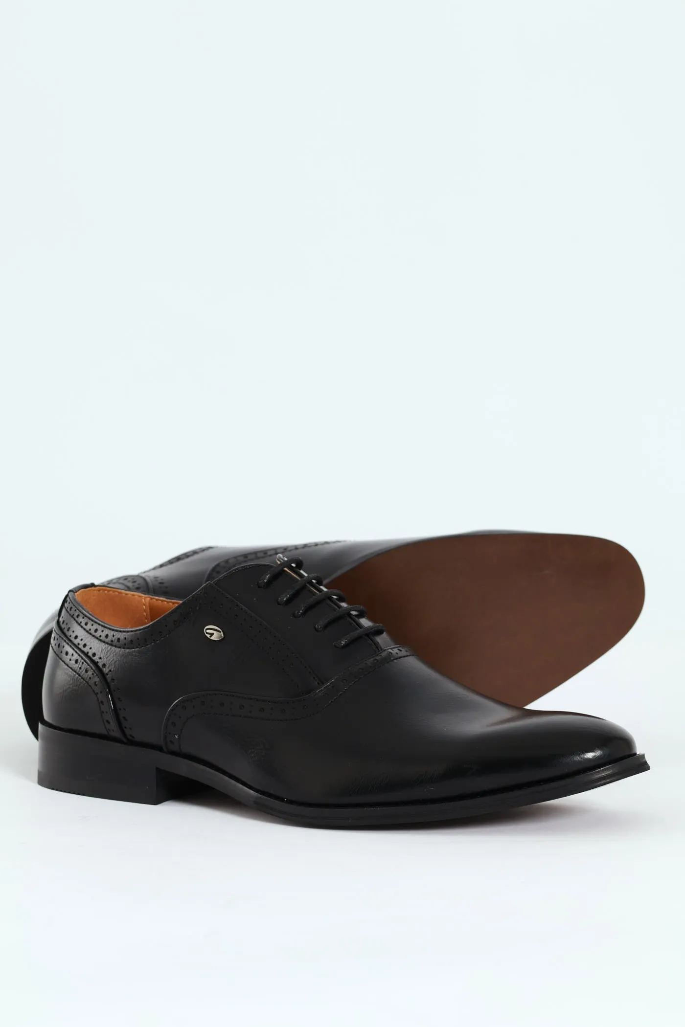Lace Up Formal Oxford Shoe - Black sold by Edgars