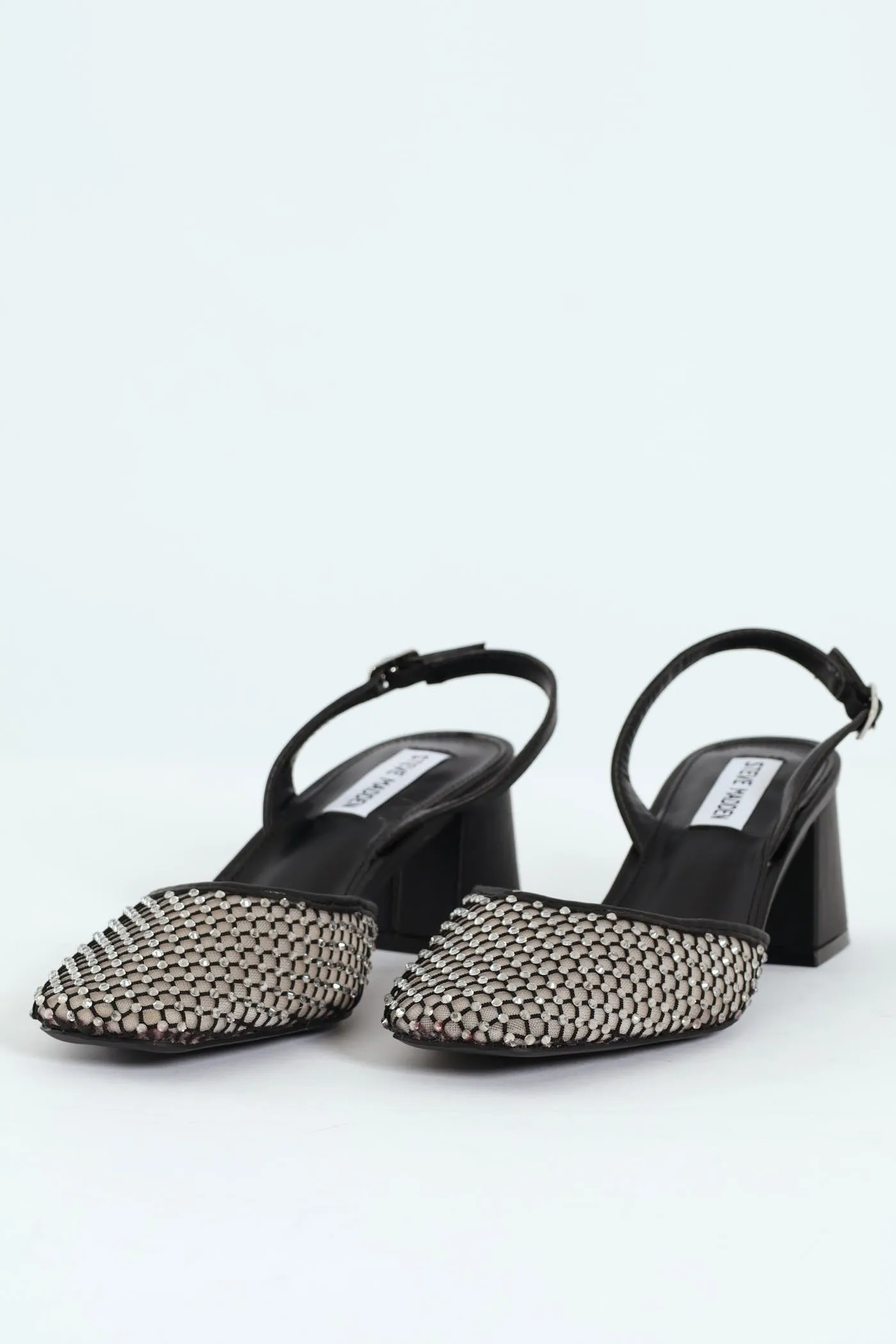 Network Mesh Almond Toe Slingback Block Heel - Black sold by Edgars product image thumbnail 3