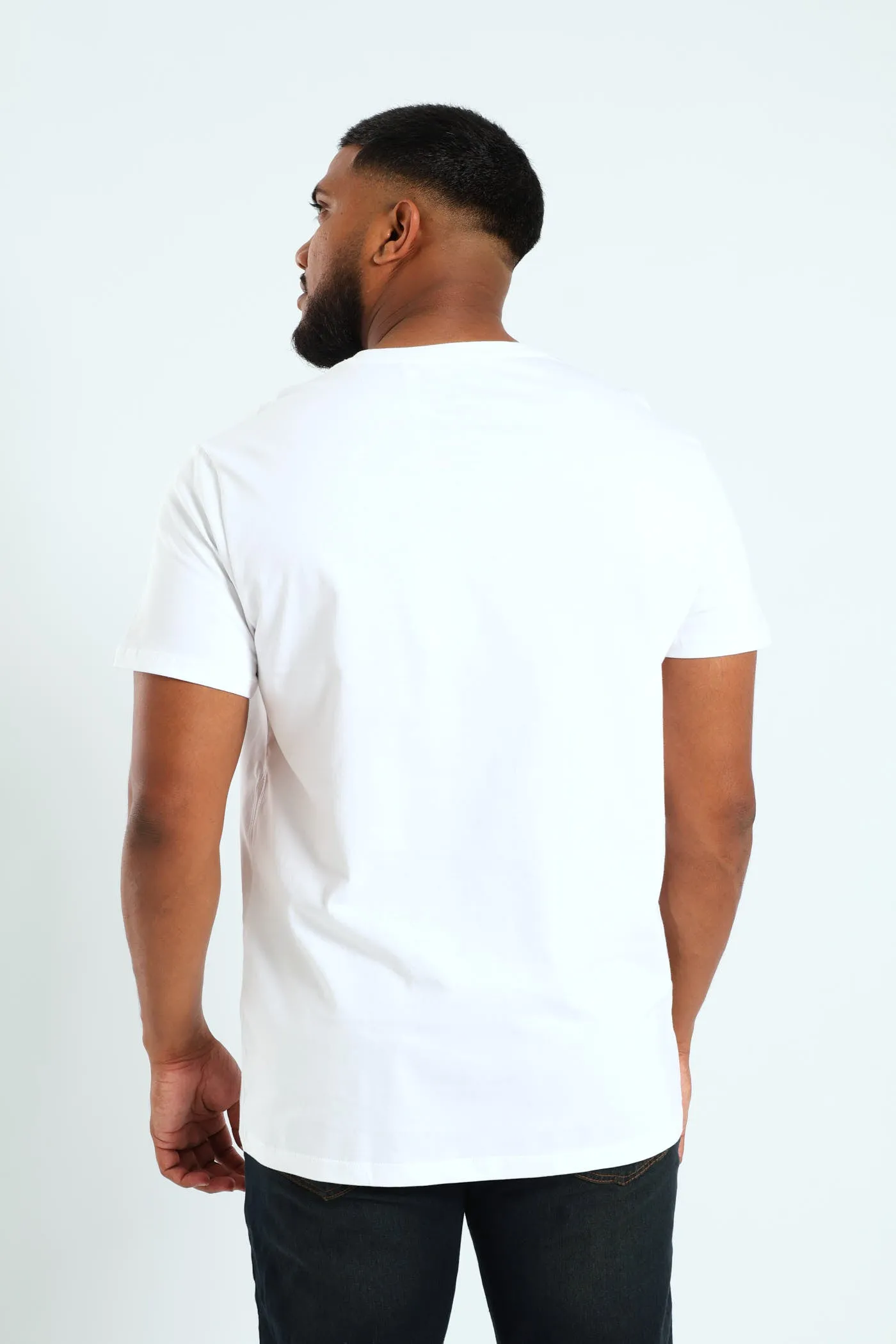 Embroidered Short Sleeve Tee - White sold by Edgars product image thumbnail 4