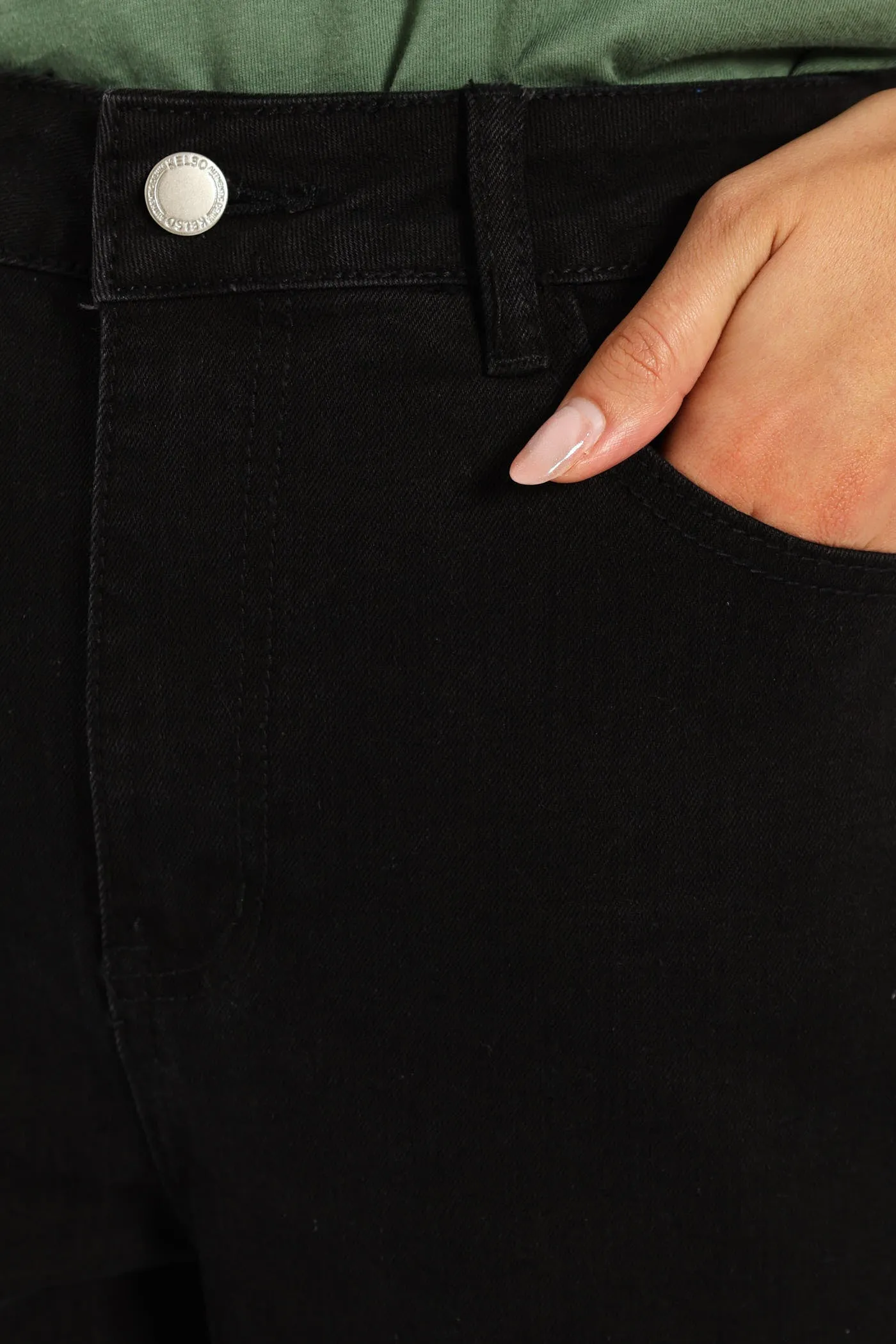 Hi-Rise Wide Leg Jean - Black sold by Edgars product image thumbnail 5