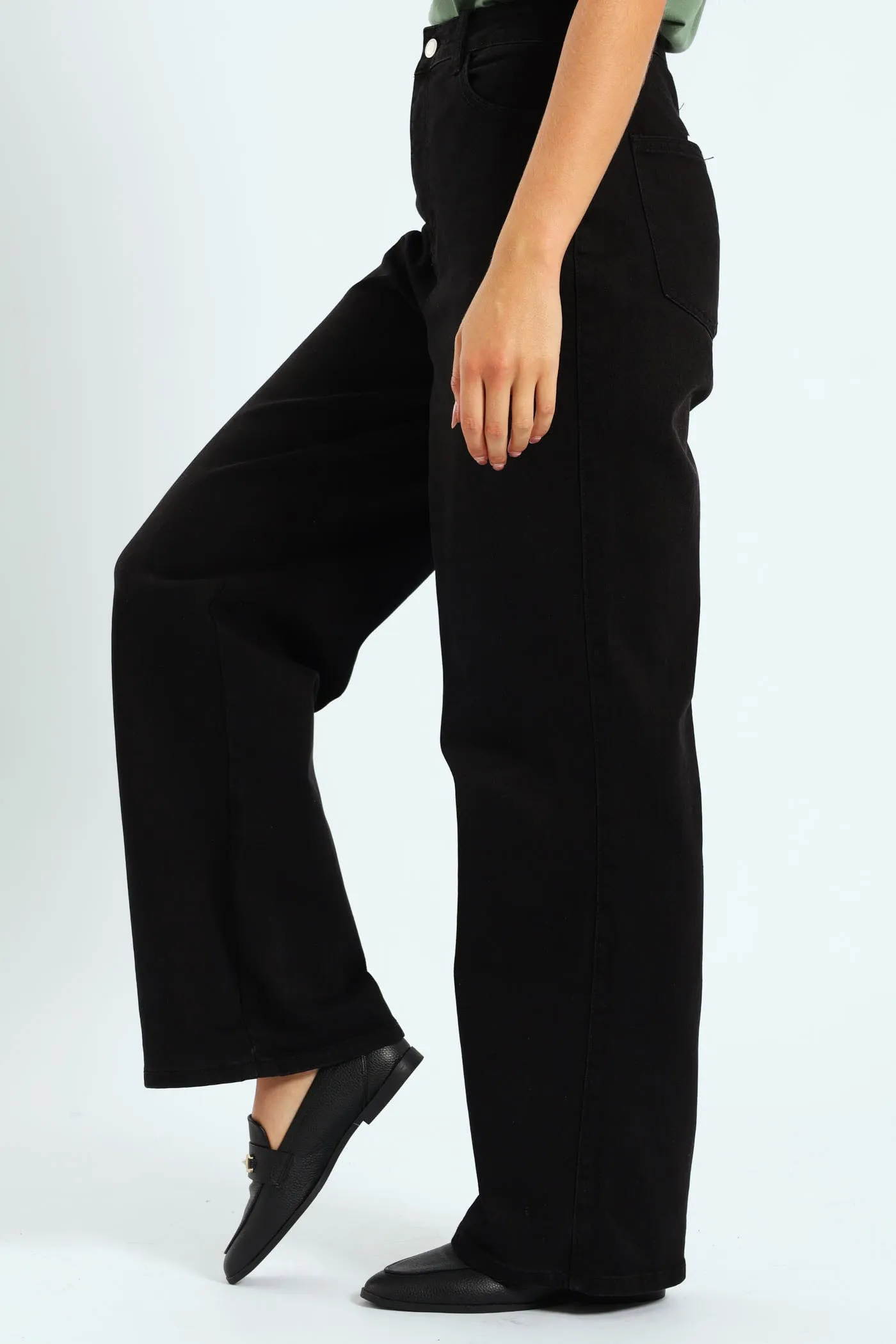 Hi-Rise Wide Leg Jean - Black sold by Edgars product image thumbnail 3