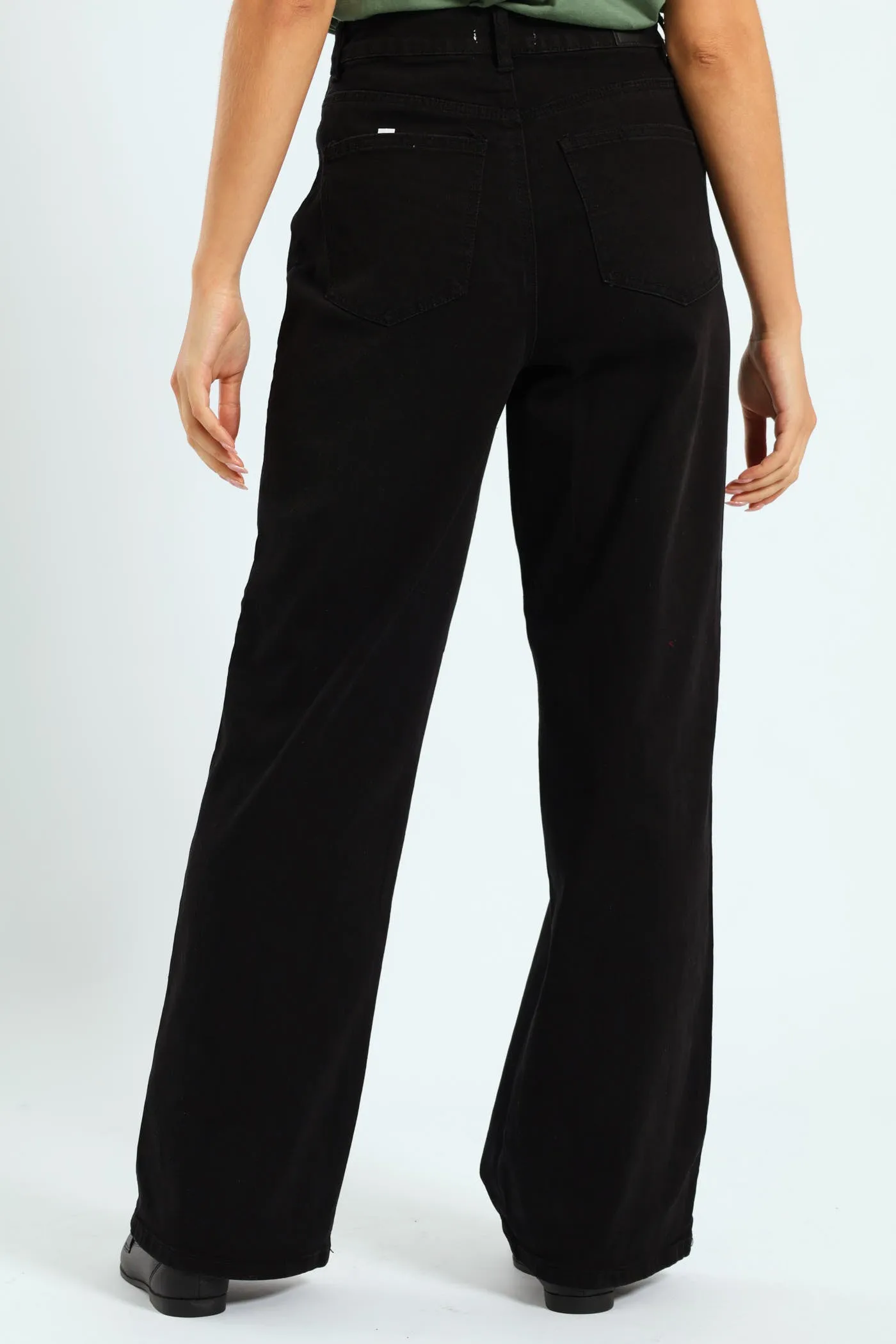 Hi-Rise Wide Leg Jean - Black sold by Edgars product image thumbnail 4