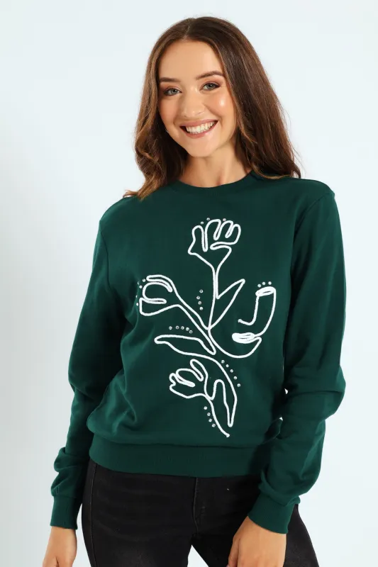 Cornelli Diamante Pullover - Bottle Green sold by Edgars 