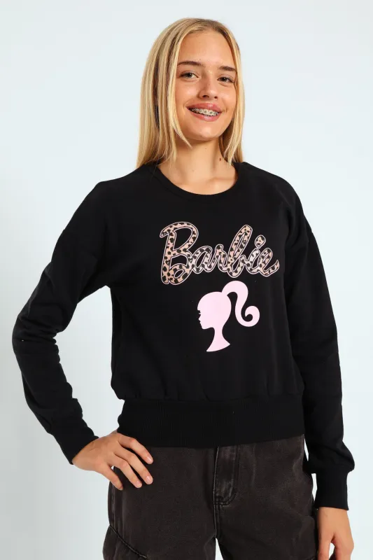 Girls Fleece Top - Black sold by Edgars