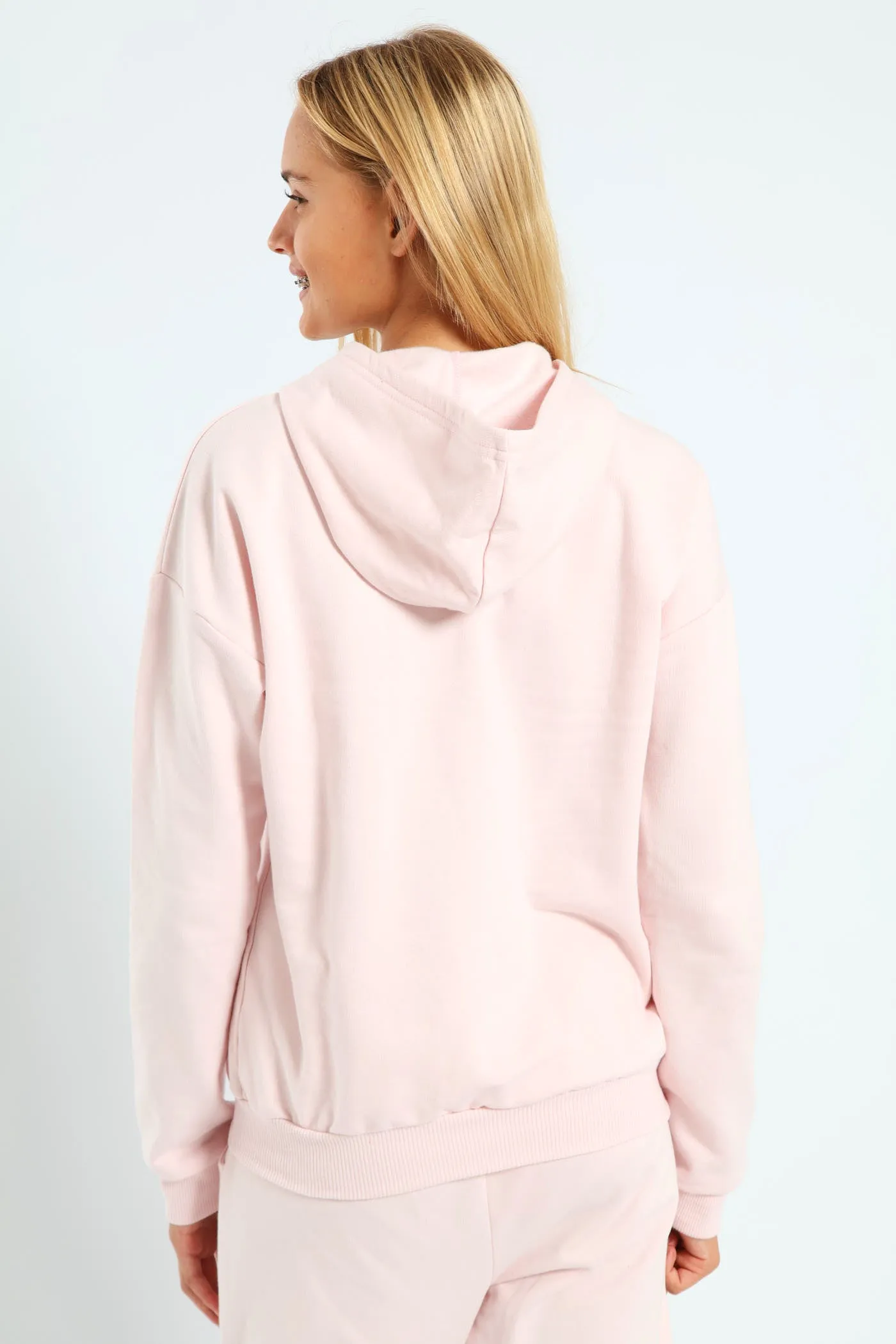 Girls Fleece Hoody Top - Pink sold by Edgars product image thumbnail 4