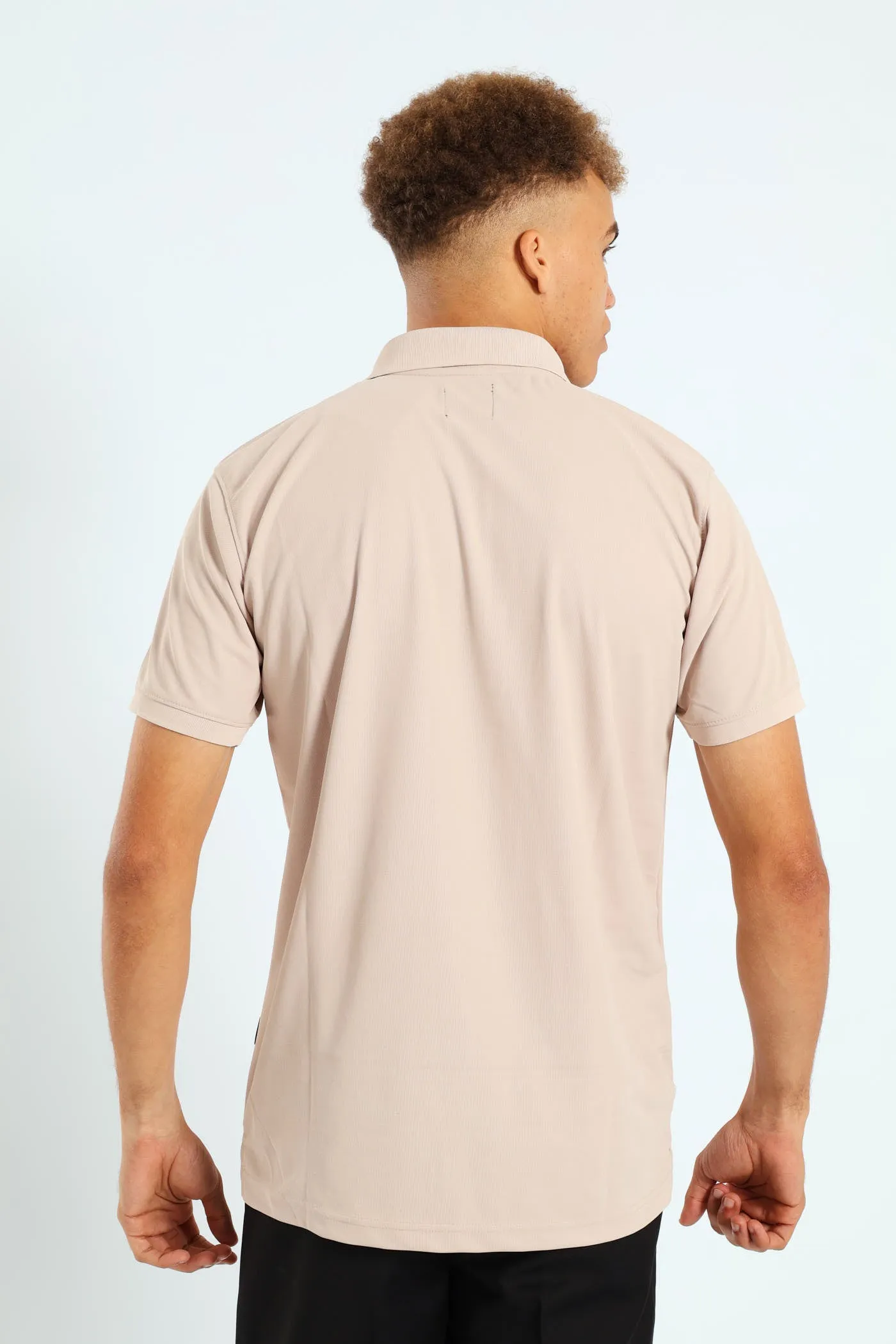 Basic Quick Dry Golfer - Stone sold by Edgars product image thumbnail 4