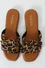 Leopard Print Mule Sandal sold by Edgars