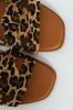 Leopard Print Mule Sandal sold by Edgars