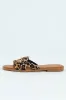Leopard Print Mule Sandal sold by Edgars