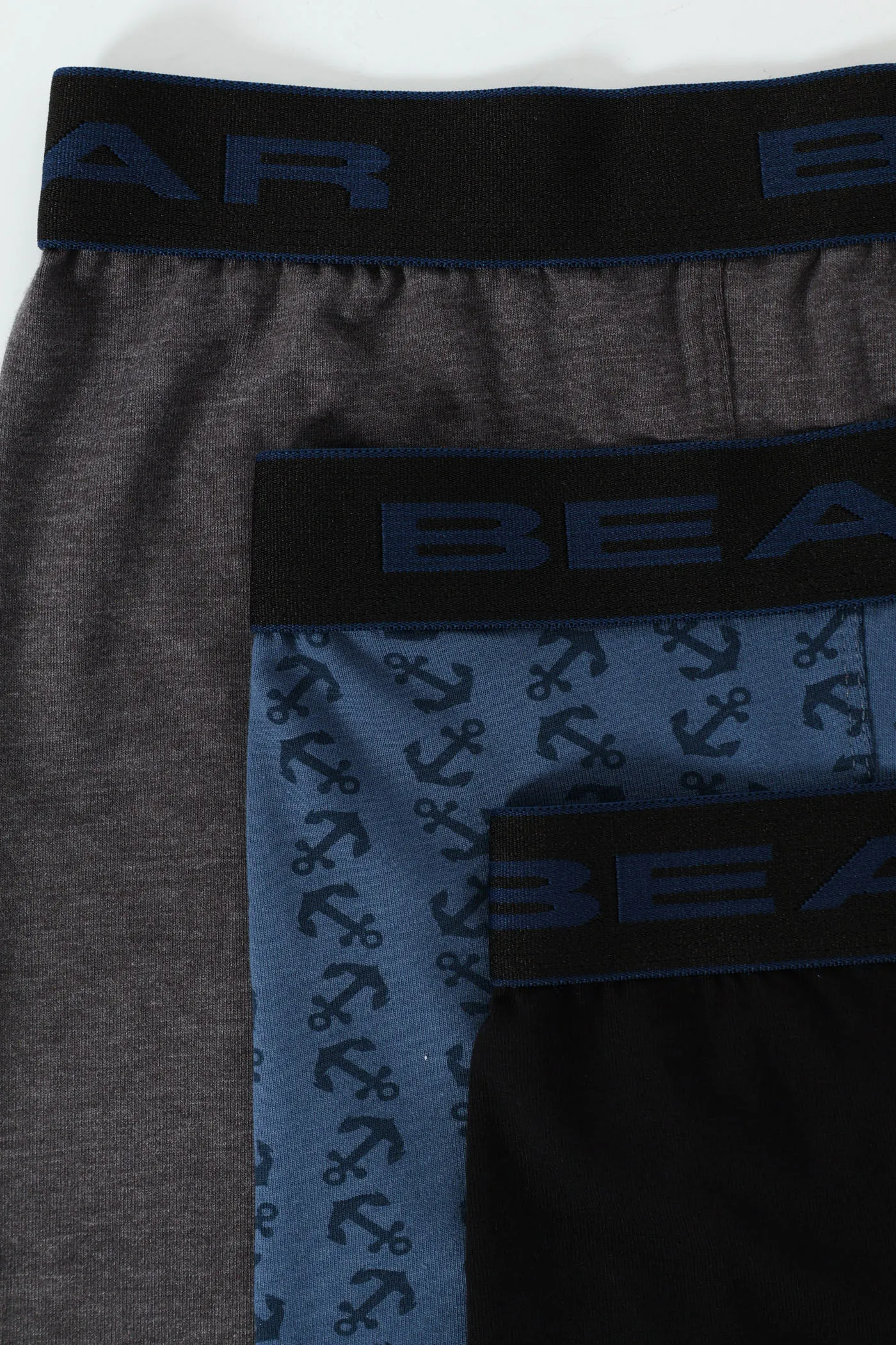 3 Pack Anchor Bodyshorts - Black/Charcoal/Blue sold by Edgars product image thumbnail 2