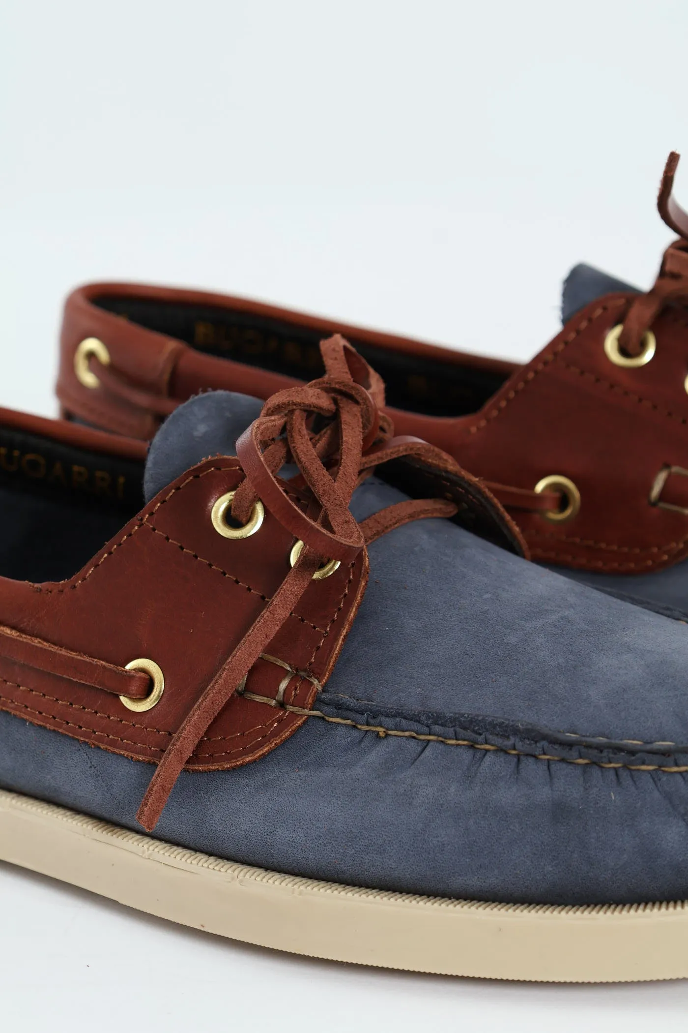 2 Tone Leather Docksider - Navy/Brown sold by Edgars product image thumbnail 4