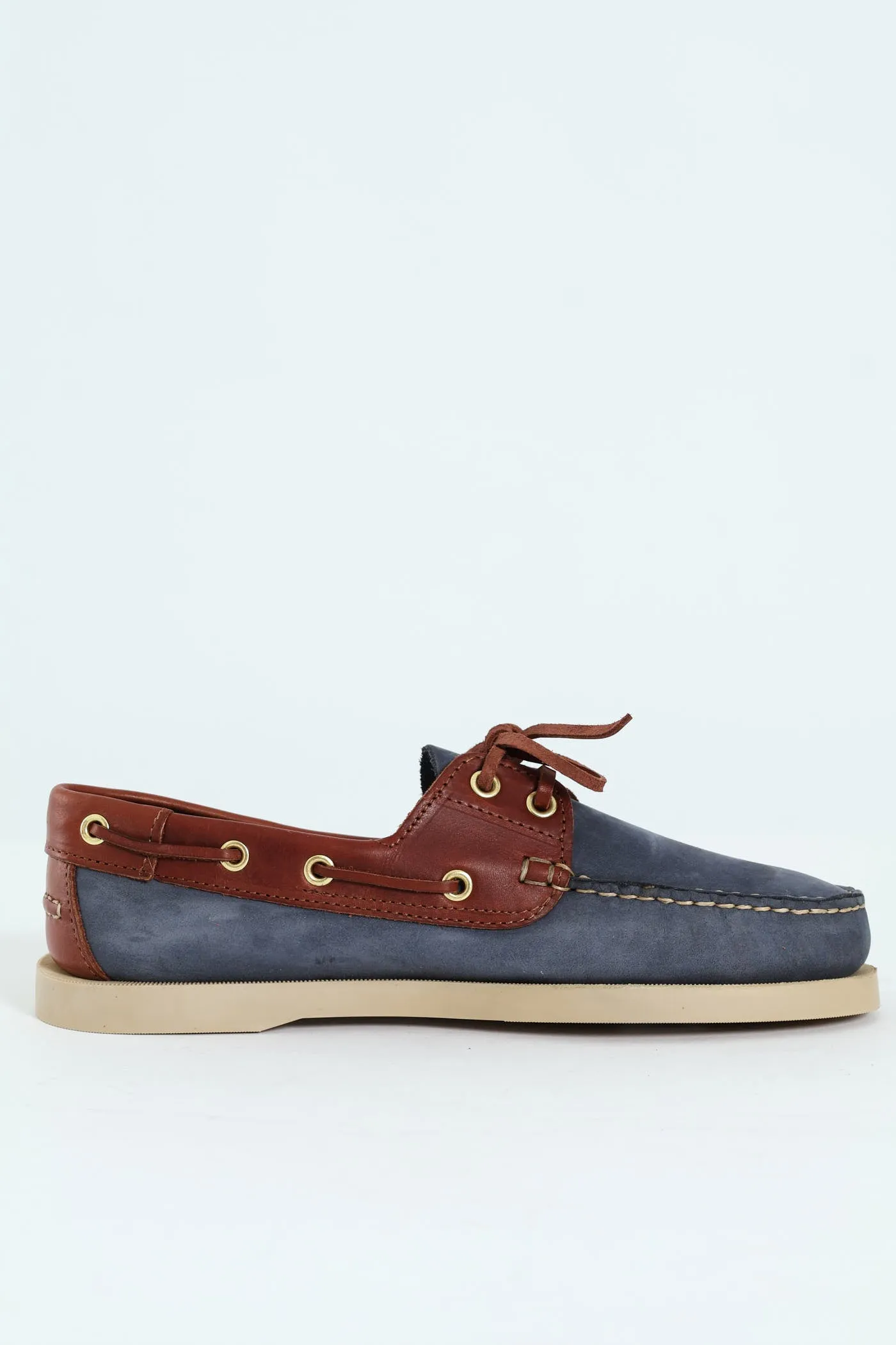 2 Tone Leather Docksider - Navy/Brown sold by Edgars product image thumbnail 2