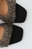 Diamante Push In Heel - Black sold by Edgars