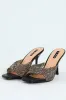 Diamante Push In Heel - Black sold by Edgars