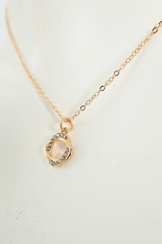 Intertwined Pendant Necklace - Gold sold by Edgars