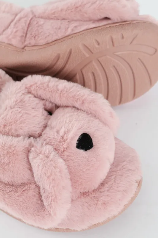 Novelty Doggy Slipper - Light Pink sold by Edgars