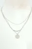 3 Layer Flat Disc Pendant - Silver sold by Edgars