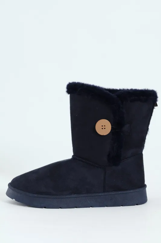 Snow Boot - Navy sold by Edgars 