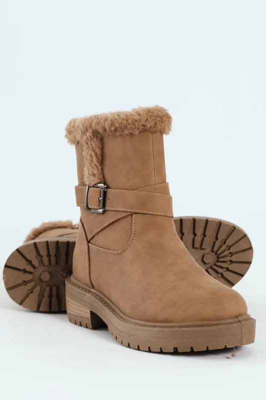 Fashion Snowboot - Taupe sold by Edgars