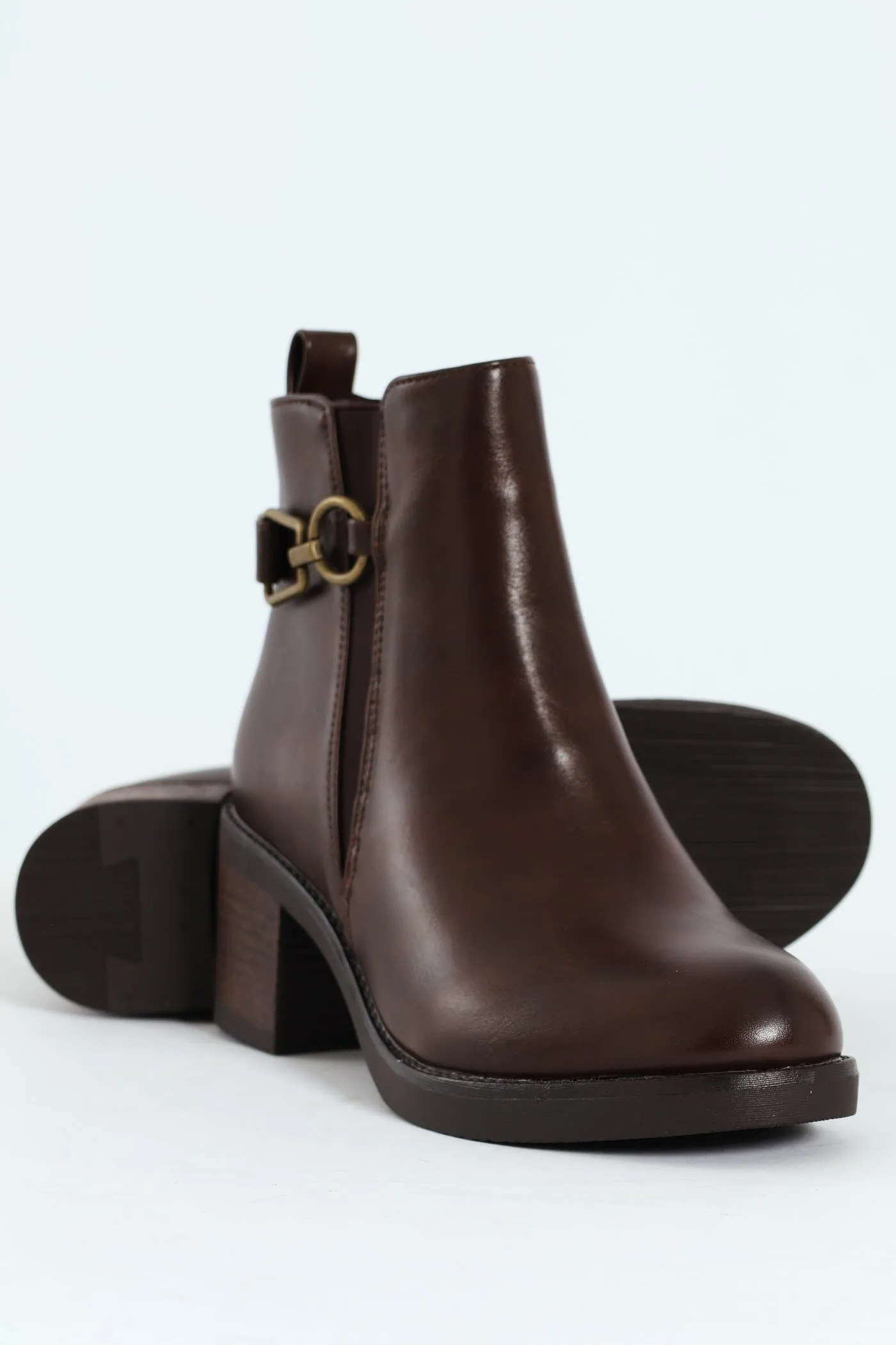 Smart Ankle Boot With Ankle Buckle - Brown sold by Edgars product image thumbnail 3