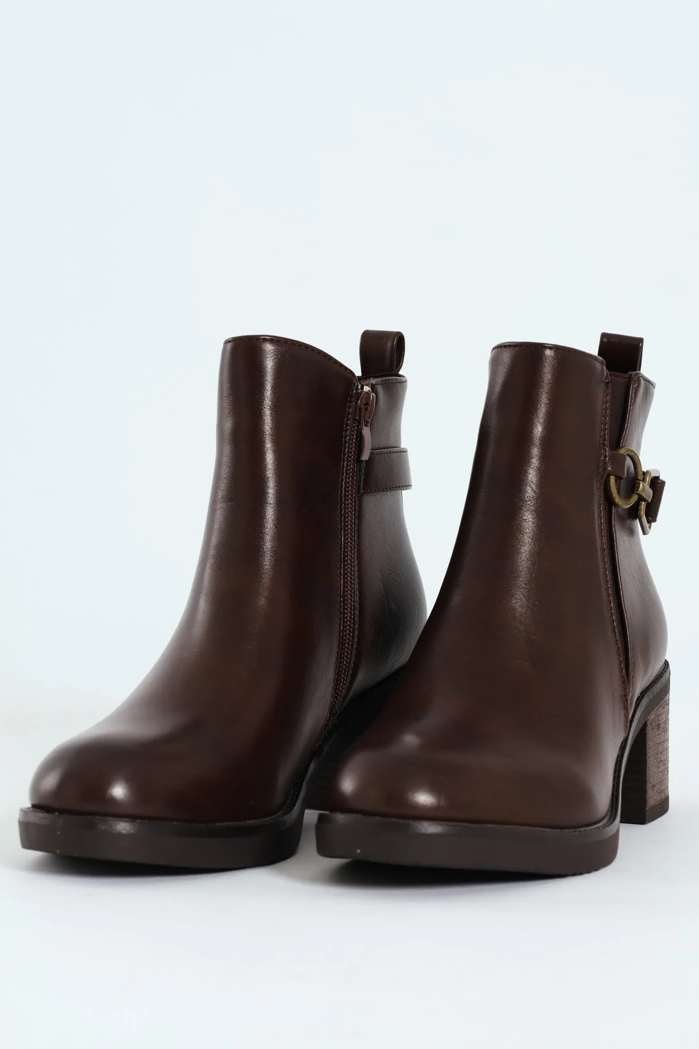 Smart Ankle Boot With Ankle Buckle - Brown sold by Edgars product image thumbnail 4