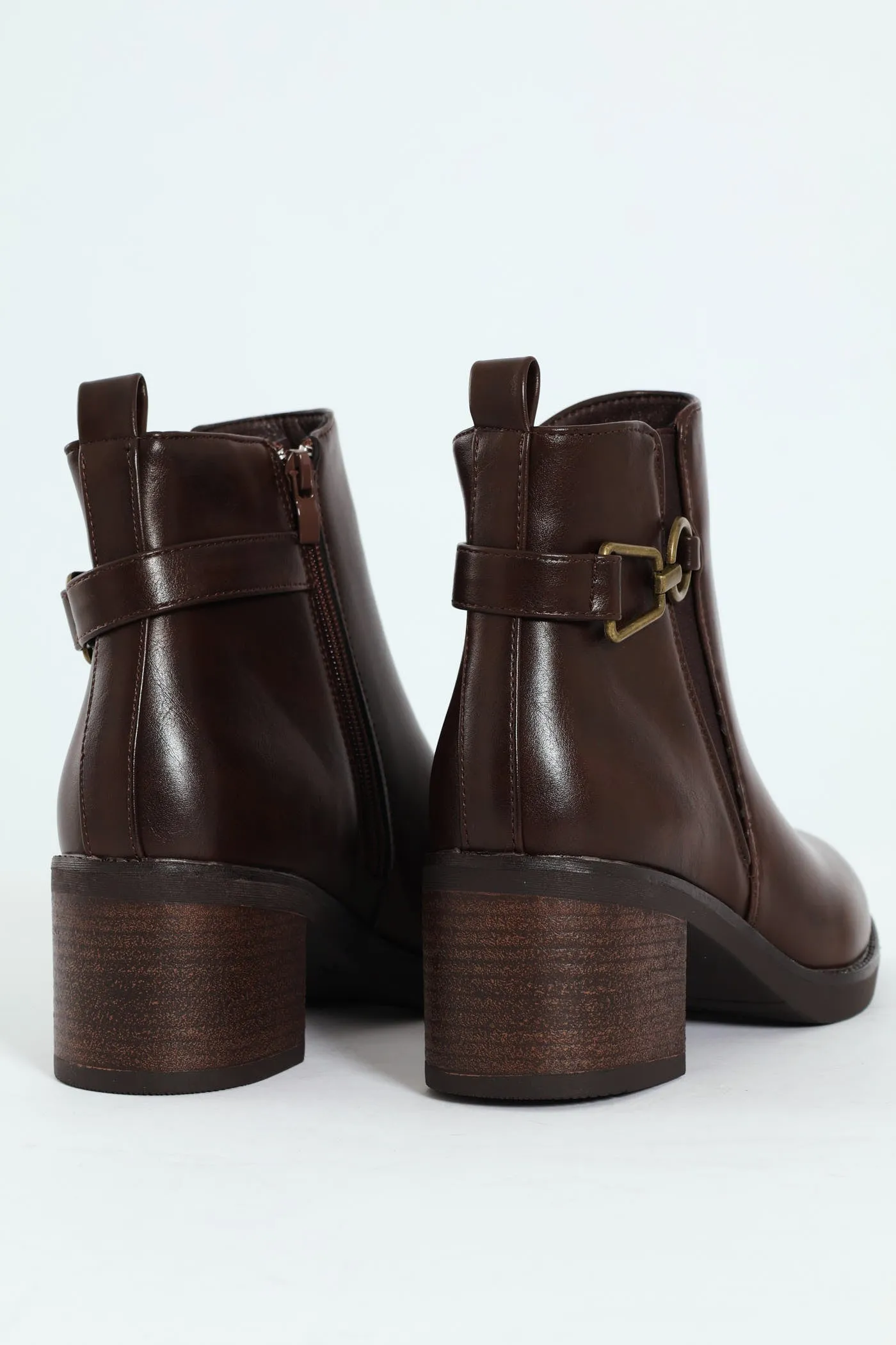 Smart Ankle Boot With Ankle Buckle - Brown sold by Edgars product image thumbnail 5