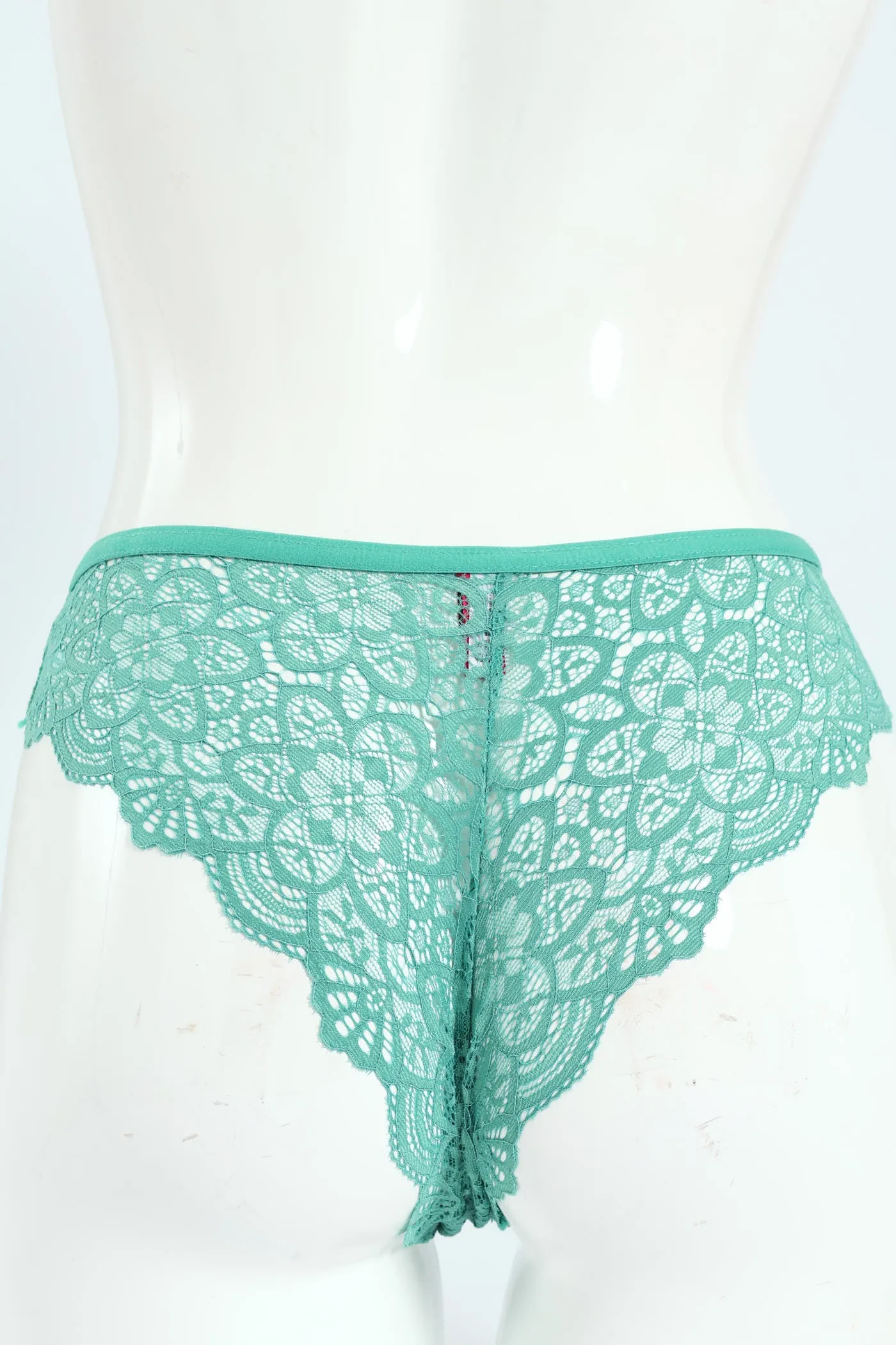 3 Pack Galloon Lace Brazilian Panties - Jade/Harbour/Mocha sold by Edgars product image thumbnail 3