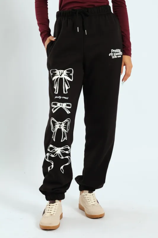 Bow Jogger - Black sold by Edgars