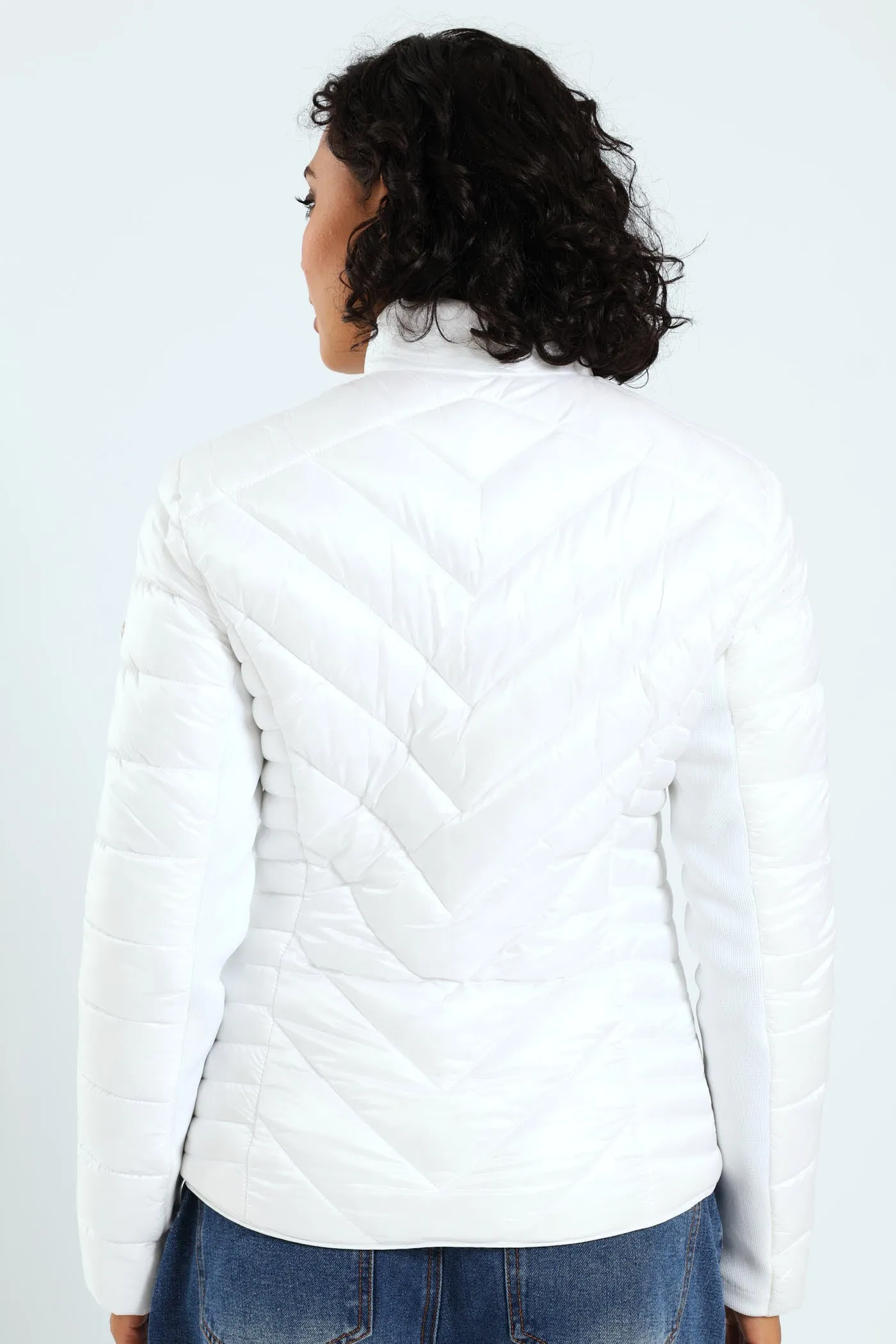 Rivilla Cropped Puffer Jacket - White sold by Edgars product image thumbnail 3