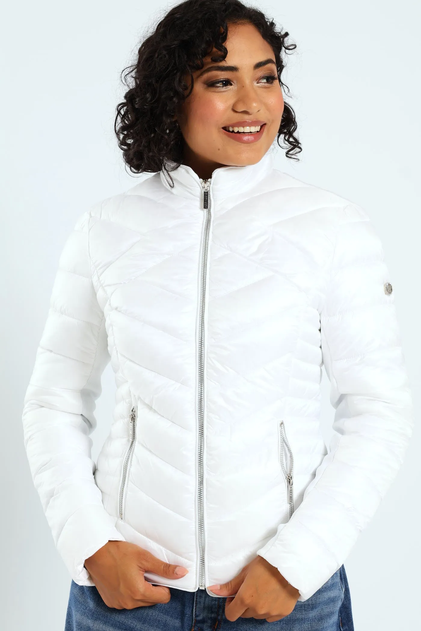 Rivilla Cropped Puffer Jacket - White sold by Edgars product image thumbnail 4