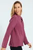 Half Placket Popover Blouse - Grape sold by Edgars