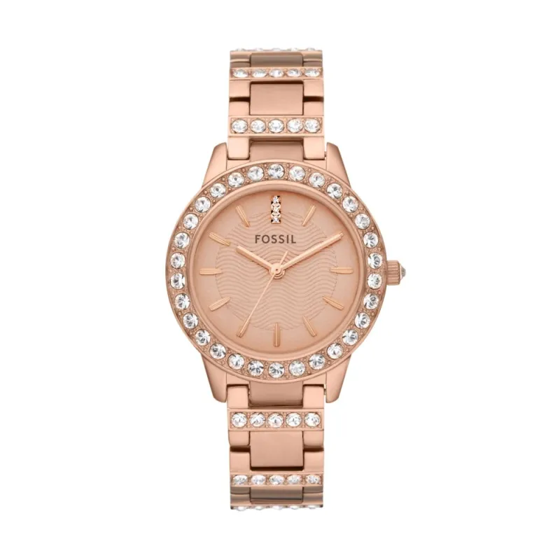 Jesse Rose Three-Hand Stainless Steel Watch - Rose Gold sold by Edgars