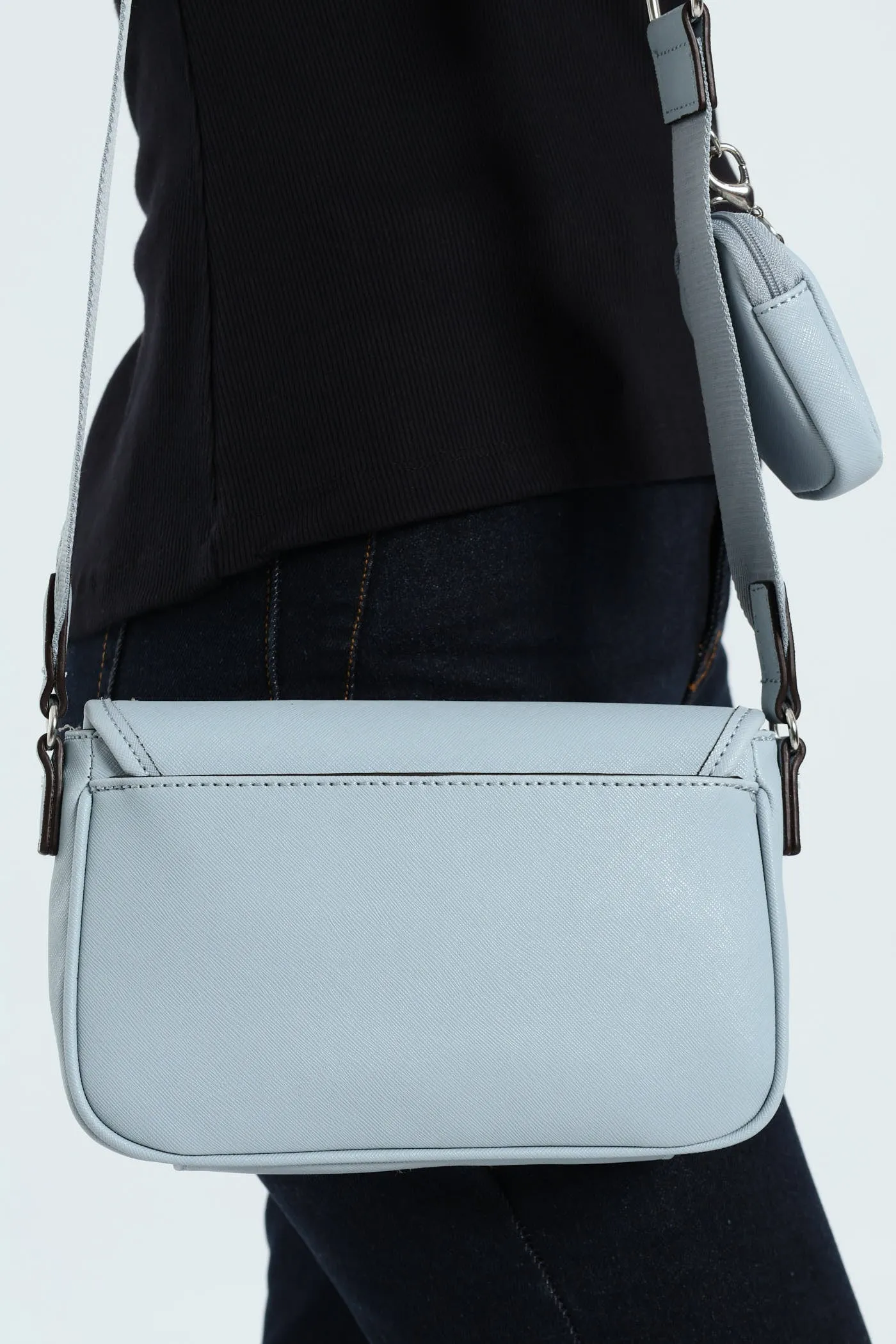 Haddington Flap Mini Crossbody Bag - Denim sold by Edgars product image thumbnail 3