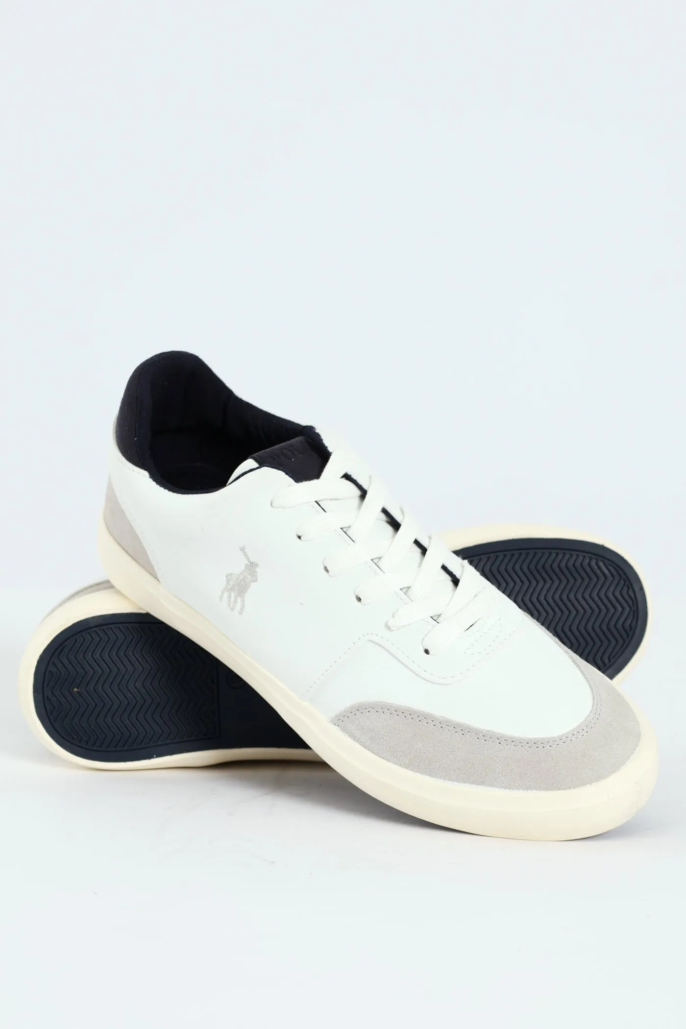 Colour Block Basic Sneaker - White sold by Edgars