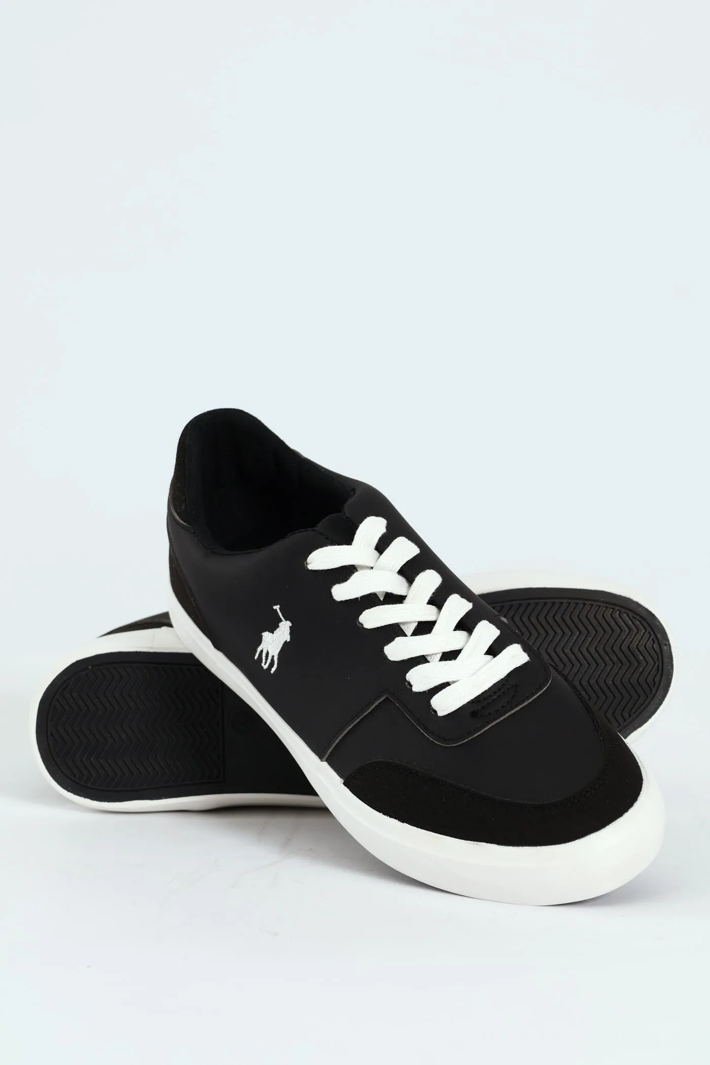 Colour Block Basic Sneaker - Black sold by Edgars