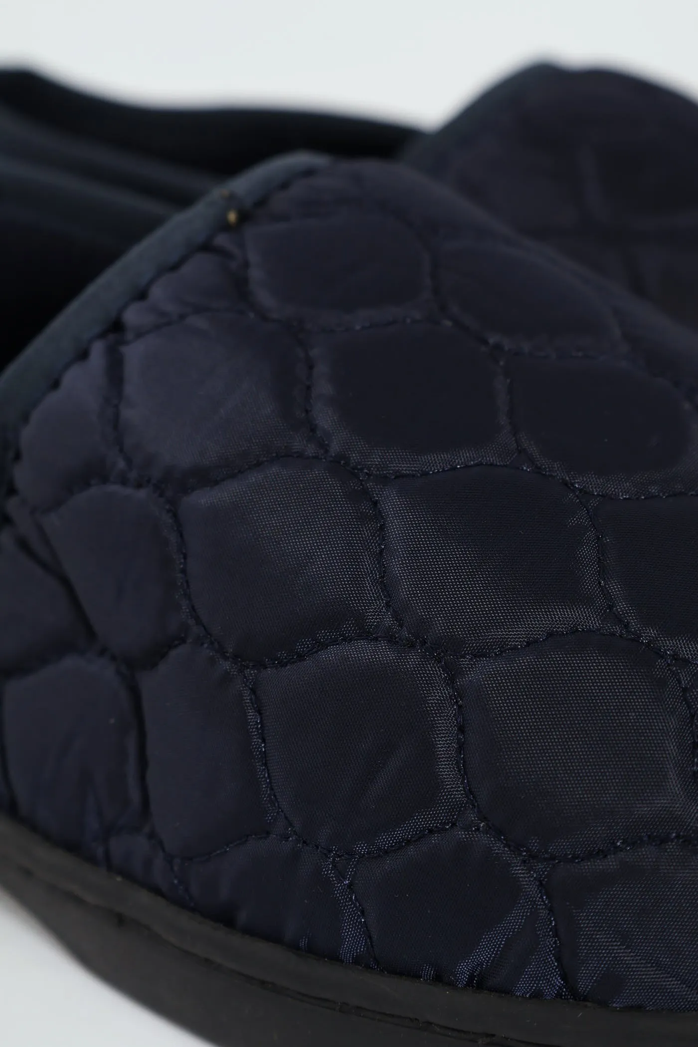 Nylon Upper With Quilted Detail Slipper - Navy sold by Edgars product image thumbnail 2