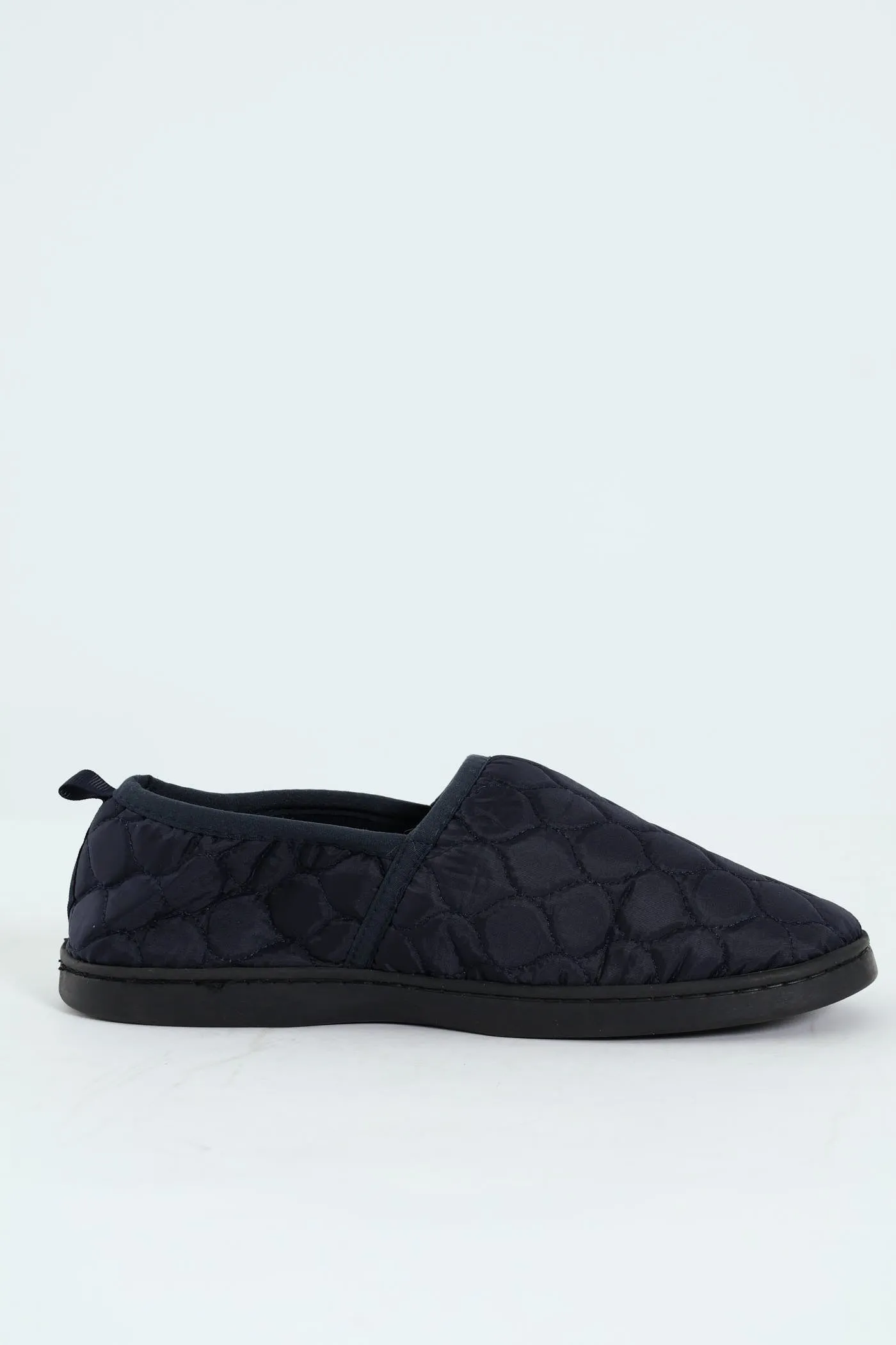 Nylon Upper With Quilted Detail Slipper - Navy sold by Edgars product image thumbnail 4