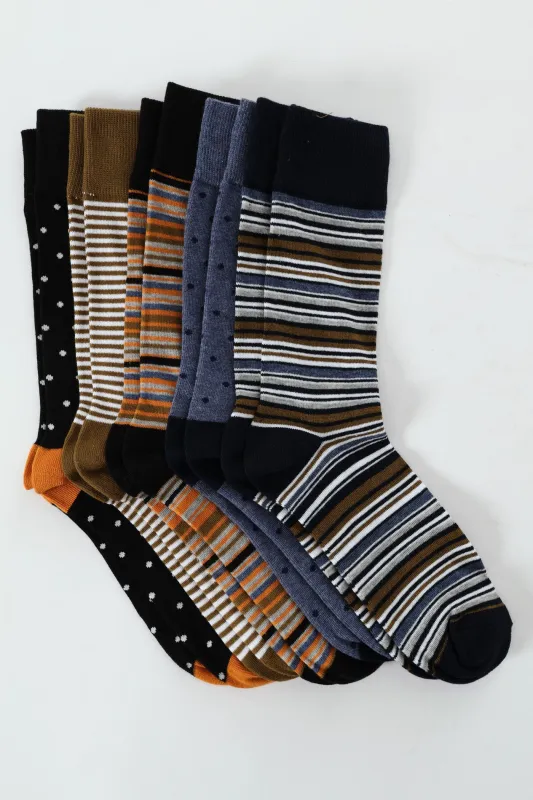 5 Pack Multi Fash Anklet Socks - Multi sold by Edgars