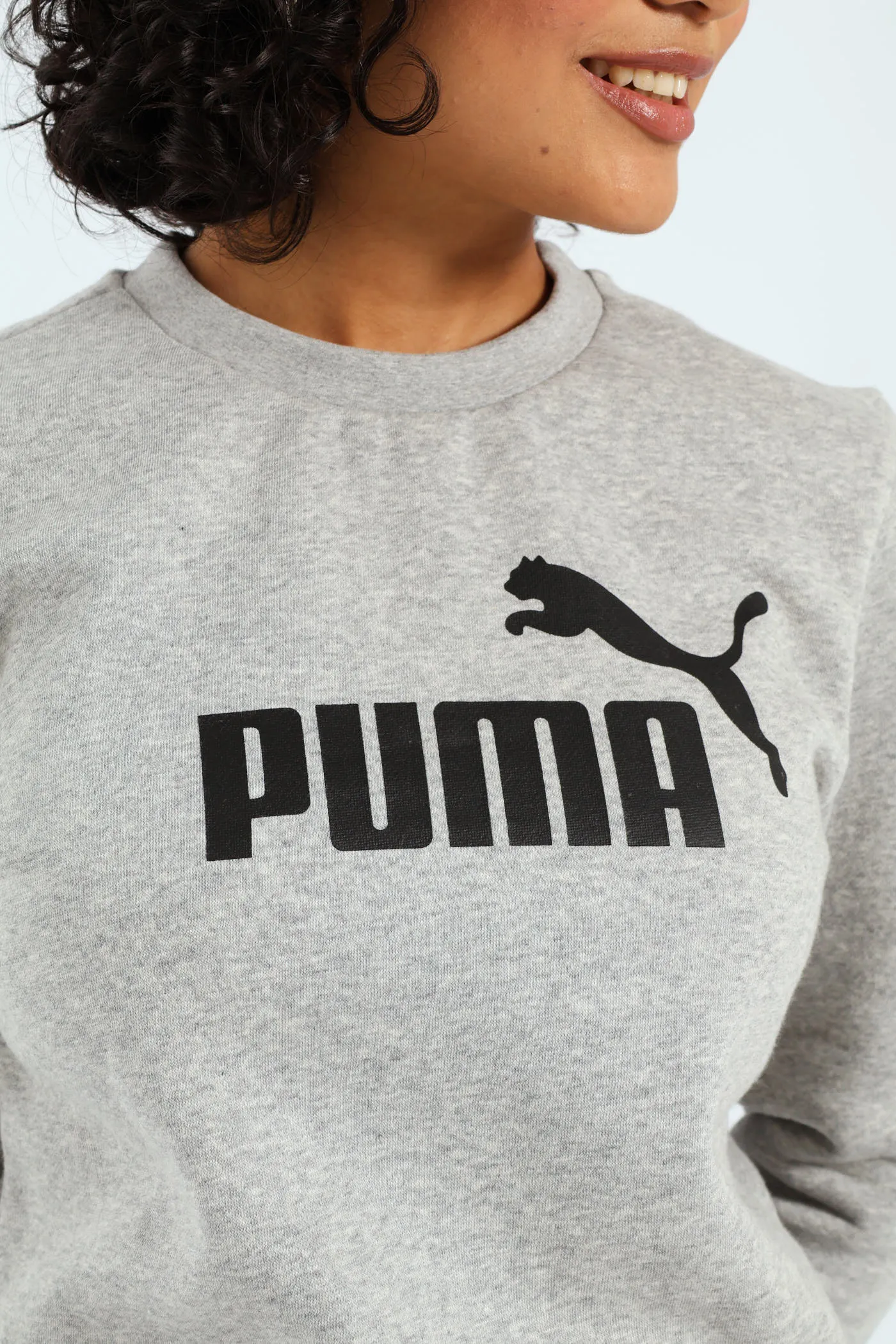 Essential No.1 Logo Crew Top - Light Grey sold by Edgars product image thumbnail 2