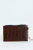 Key Chain Embossed Wallet - Dark Brown sold by Edgars