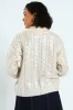 Metallic Polo Neck Knit Sweater - Silver sold by Edgars