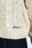 Metallic Polo Neck Knit Sweater - Silver sold by Edgars