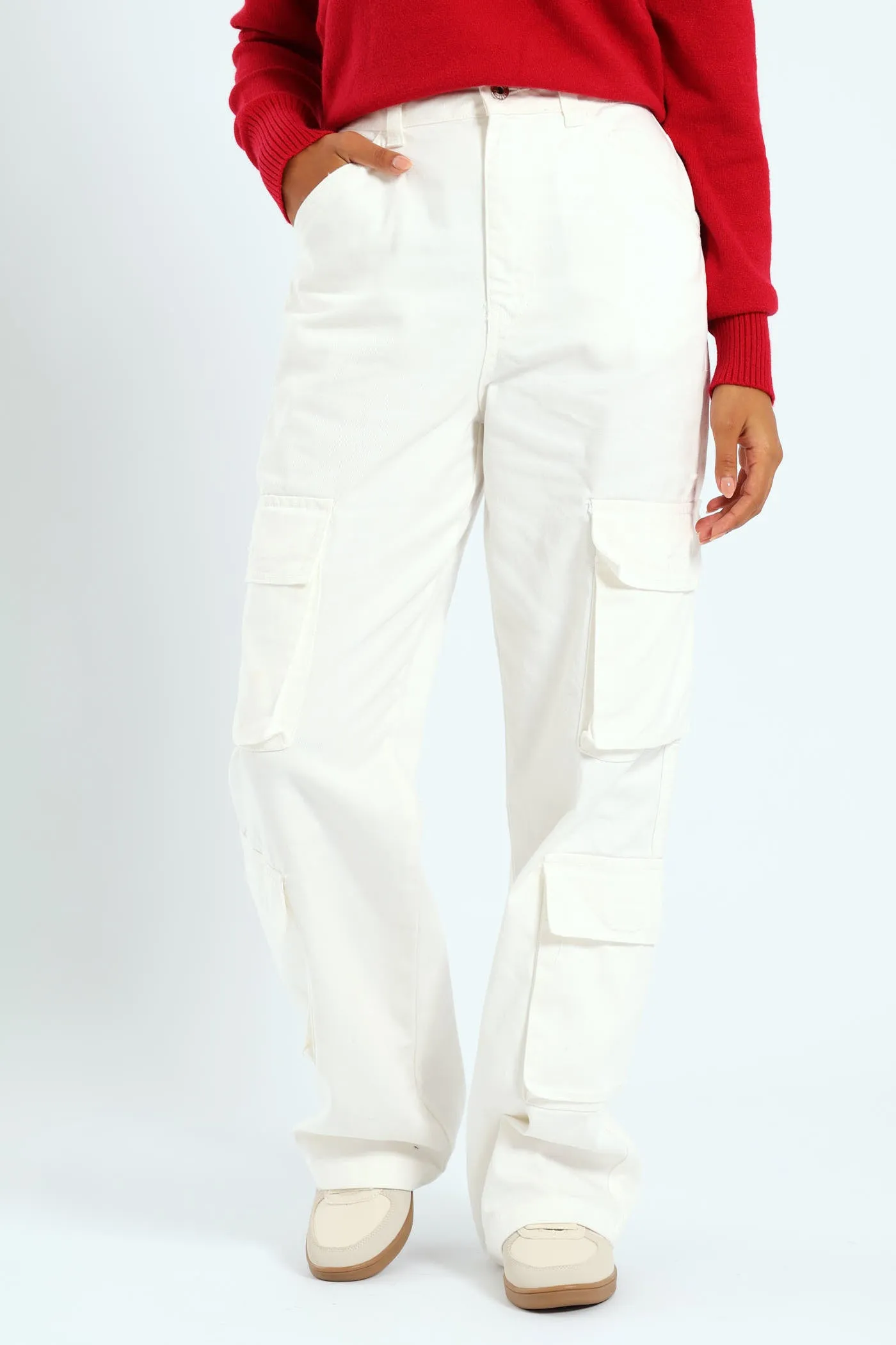 4 Pocket Cargo Pants - Off White sold by Edgars product image thumbnail 3